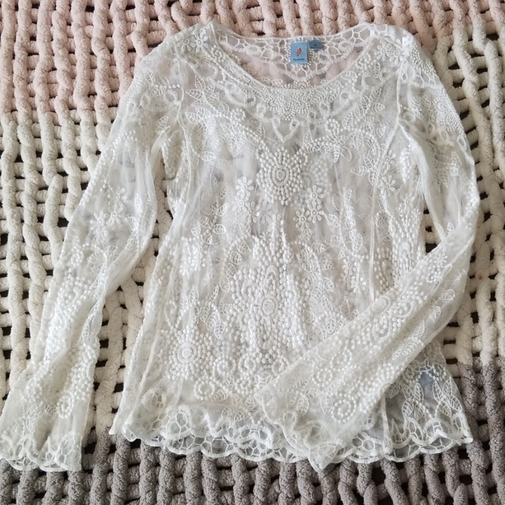 Embroidered summer blouse